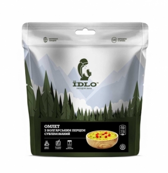 Сублимированная еда IDLO Омлет с болгарским перцем